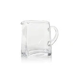 Zodax Reginald Blown Glass Scissor Cut Pitcher