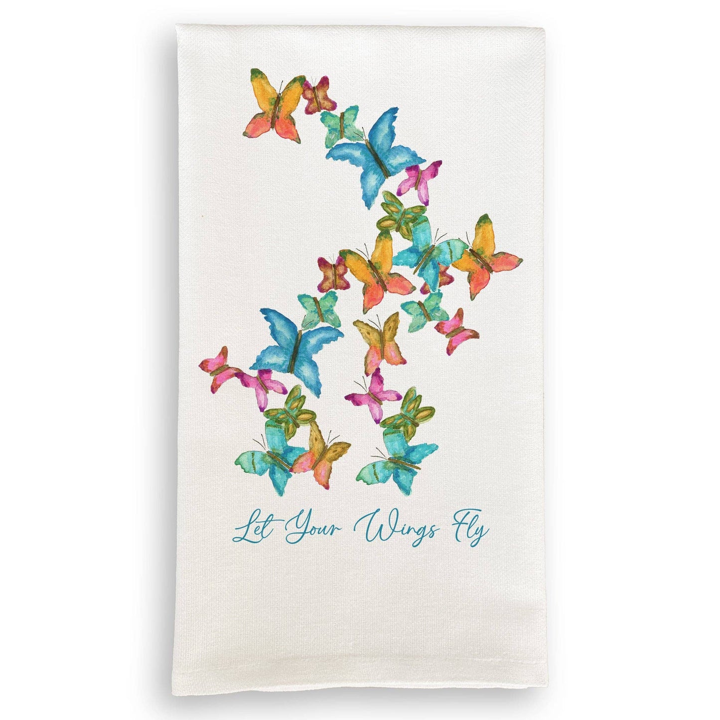 Let Your Wings Fly Tea Towel