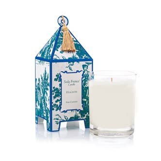 Hyacinth Classic Toile Mini Pagoda Box Candle