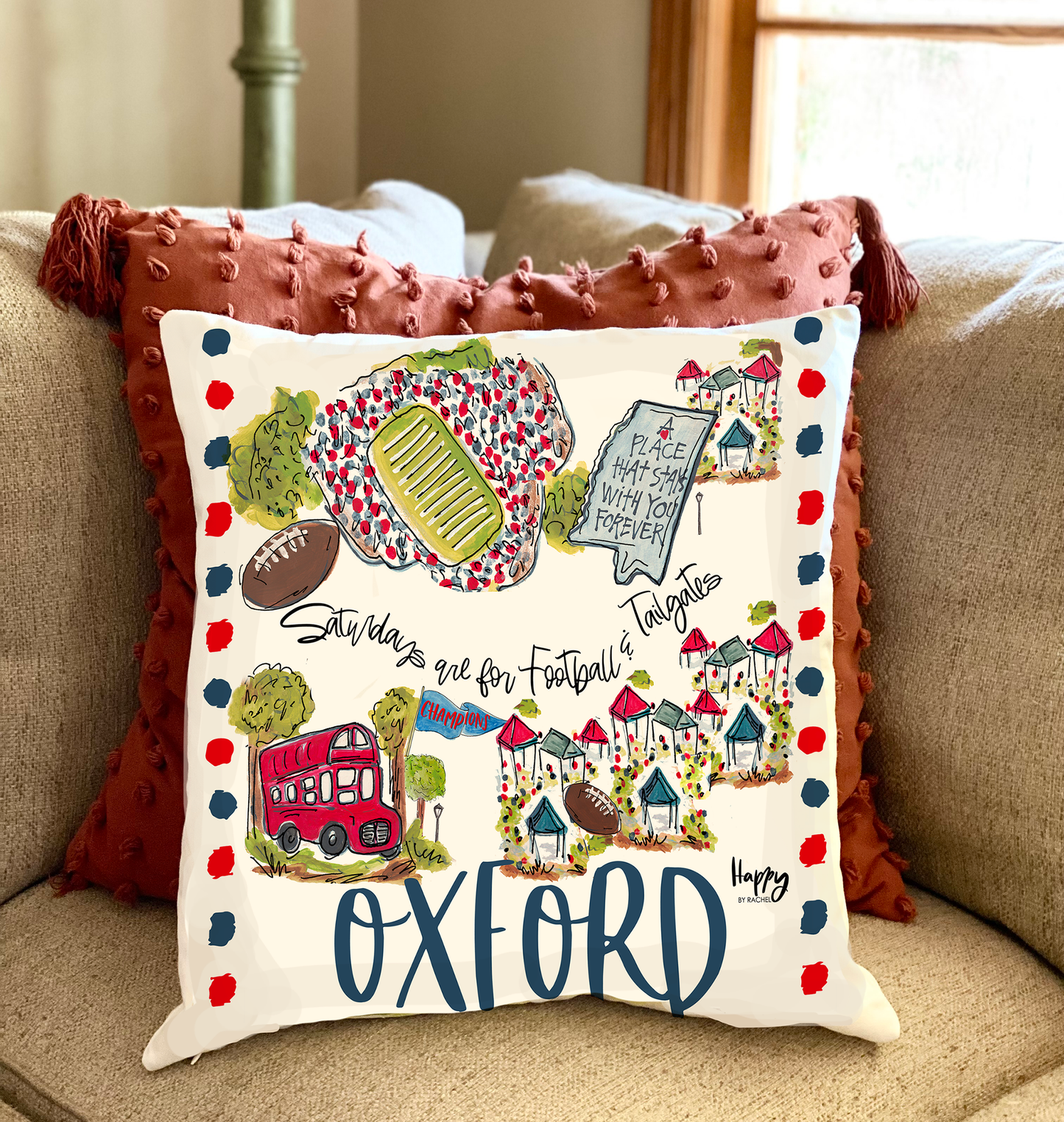 Oxford Double Sided Pillow