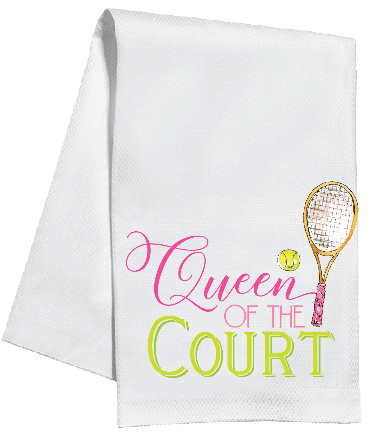 Queen Of The Court Tea Towel