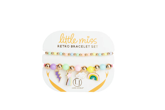 Colorful Retro Kids Bracelet Set
