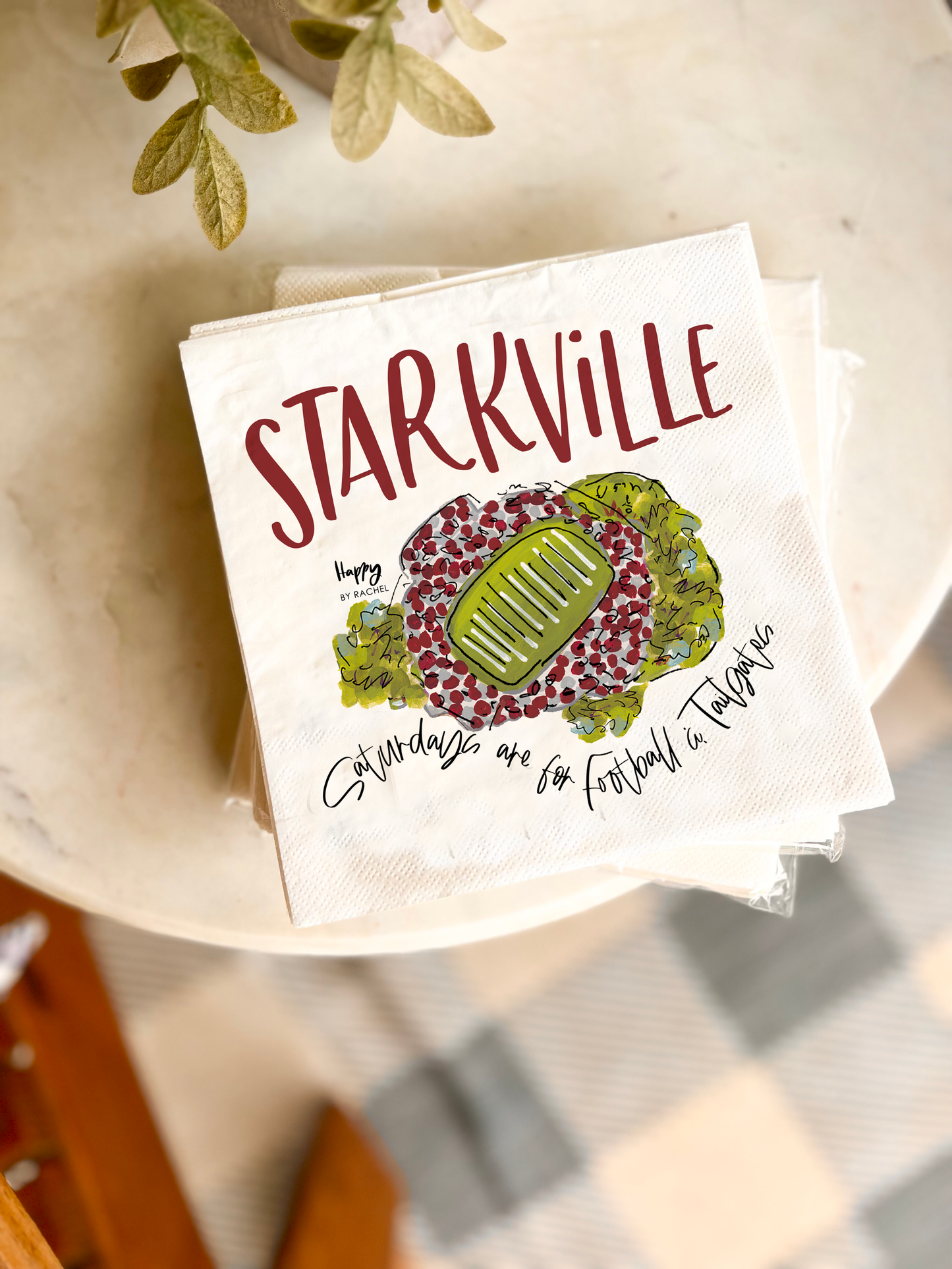 Starkville Tailgate Napkins