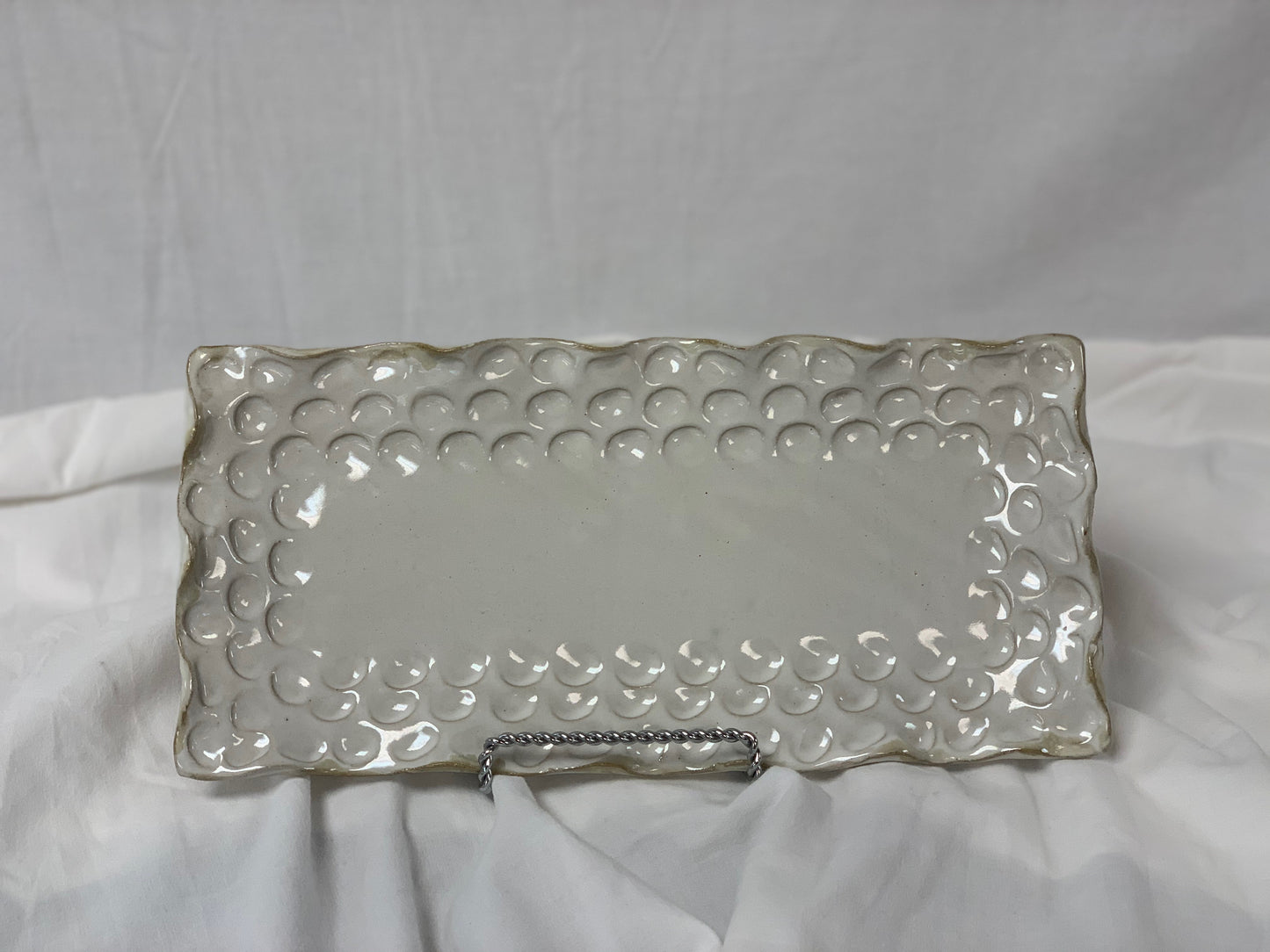 FP Wavy Rectangle Tray in High Cotton