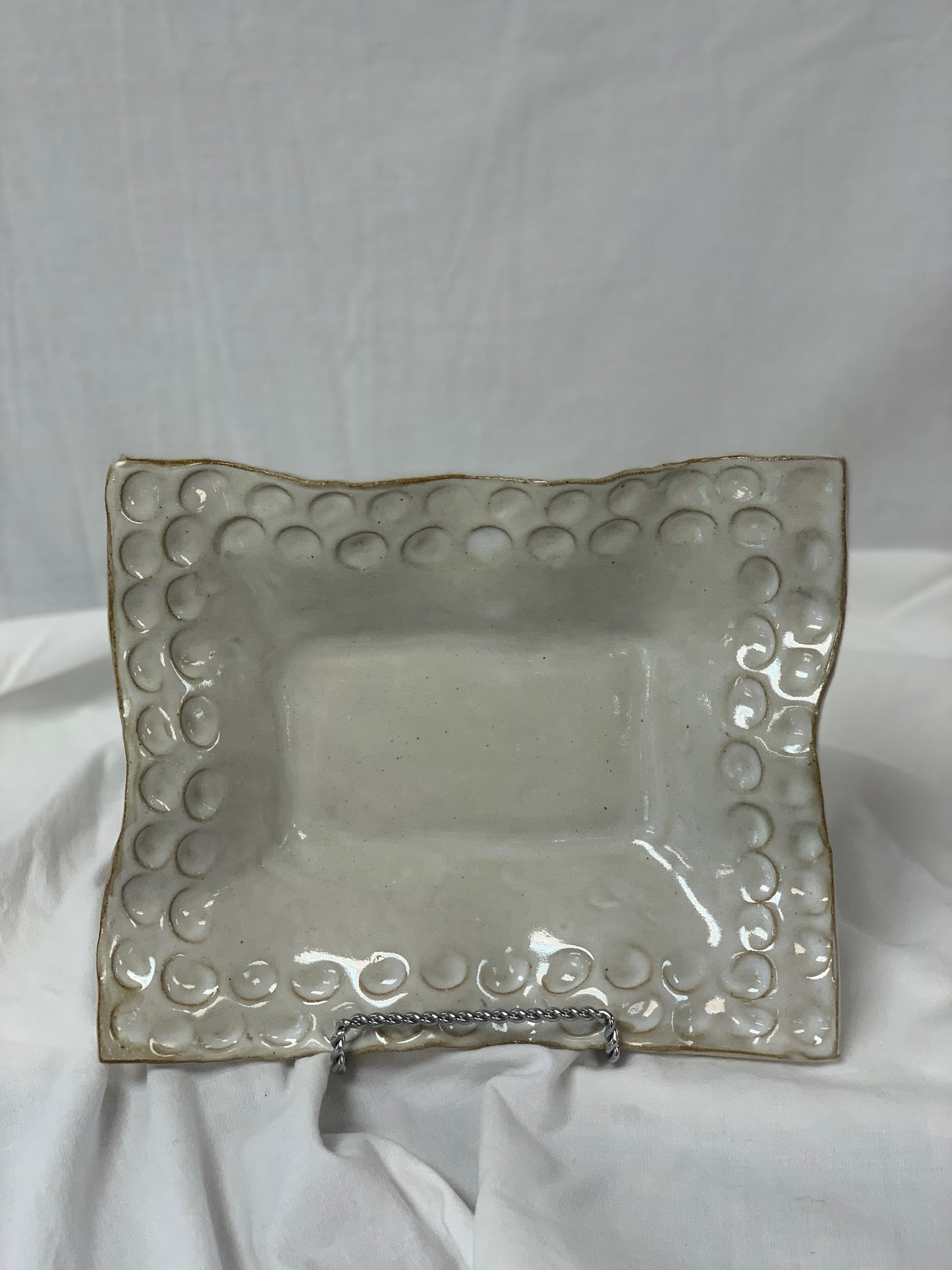 FP Rectangular Wavy Bowl in High Cotton