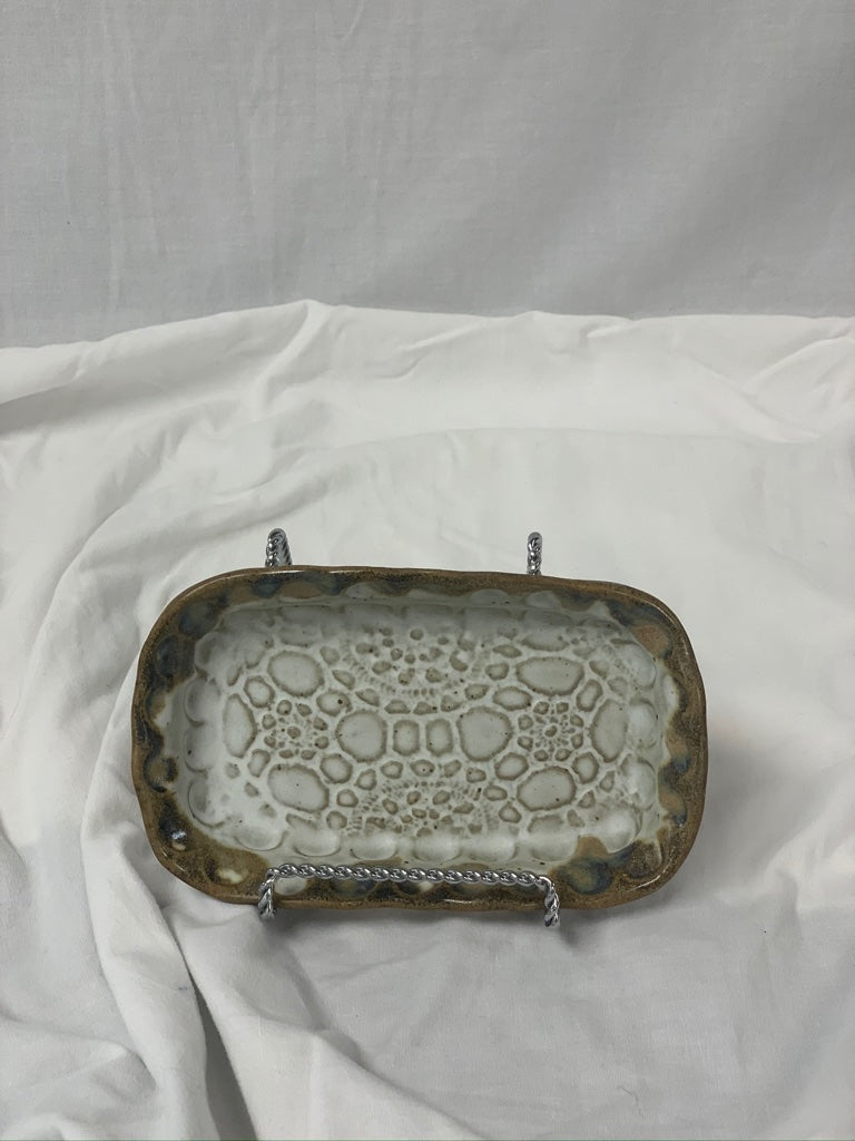 FP Small Rectangle Dish in Ivory Linen