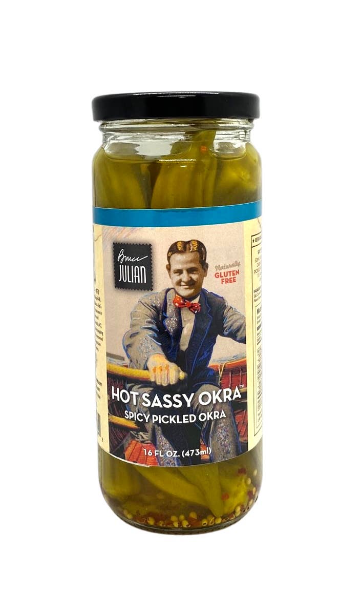 Sassy Okra™  Hot - 16 oz Jar