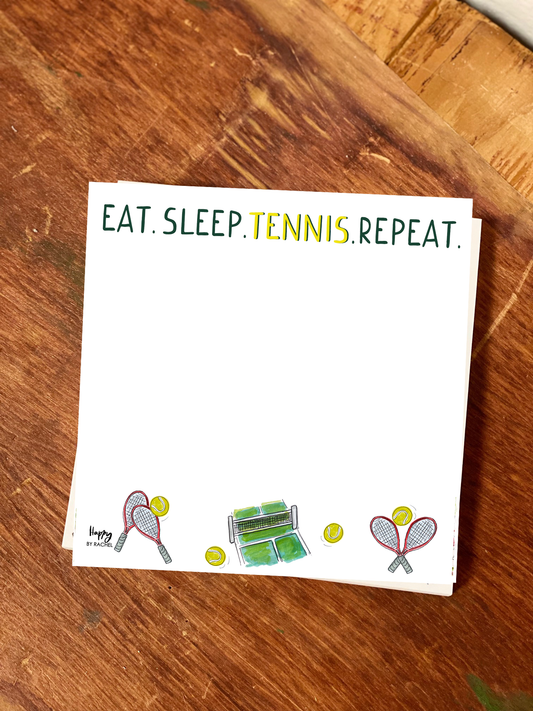 Tennis Chunky Notepad