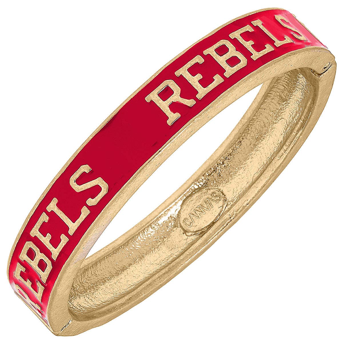Ole Miss Rebels Enamel Hinge Bangle in Red