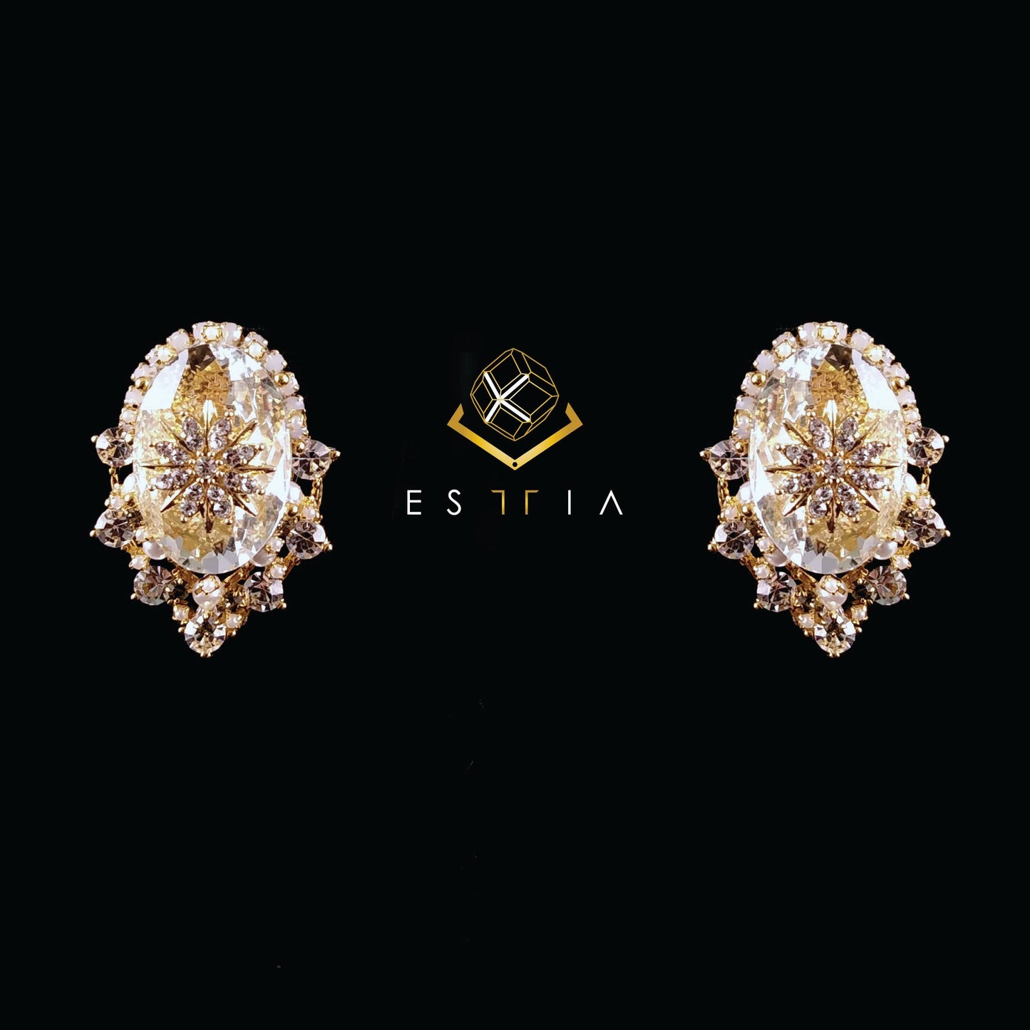 Doha Crystal Earrings
