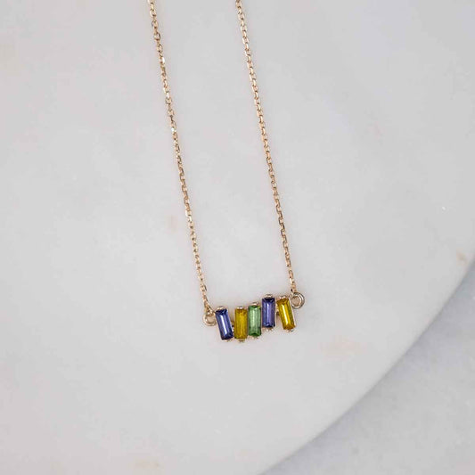 Mardi Gras Kaleidoscope Necklace
