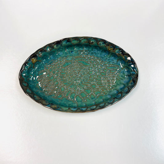 FP Small Oval Plate in Kiwi