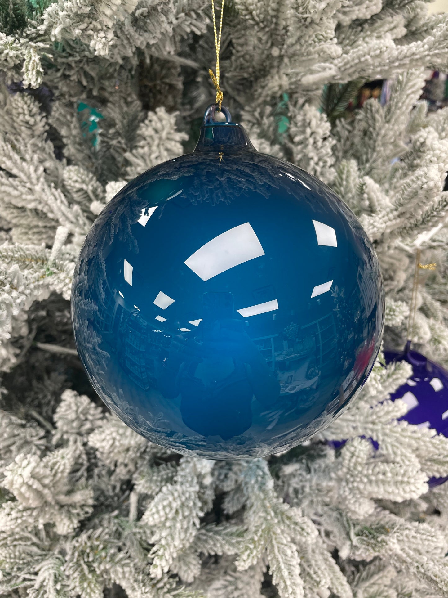 150mm Bubblegum Glass Ornaments