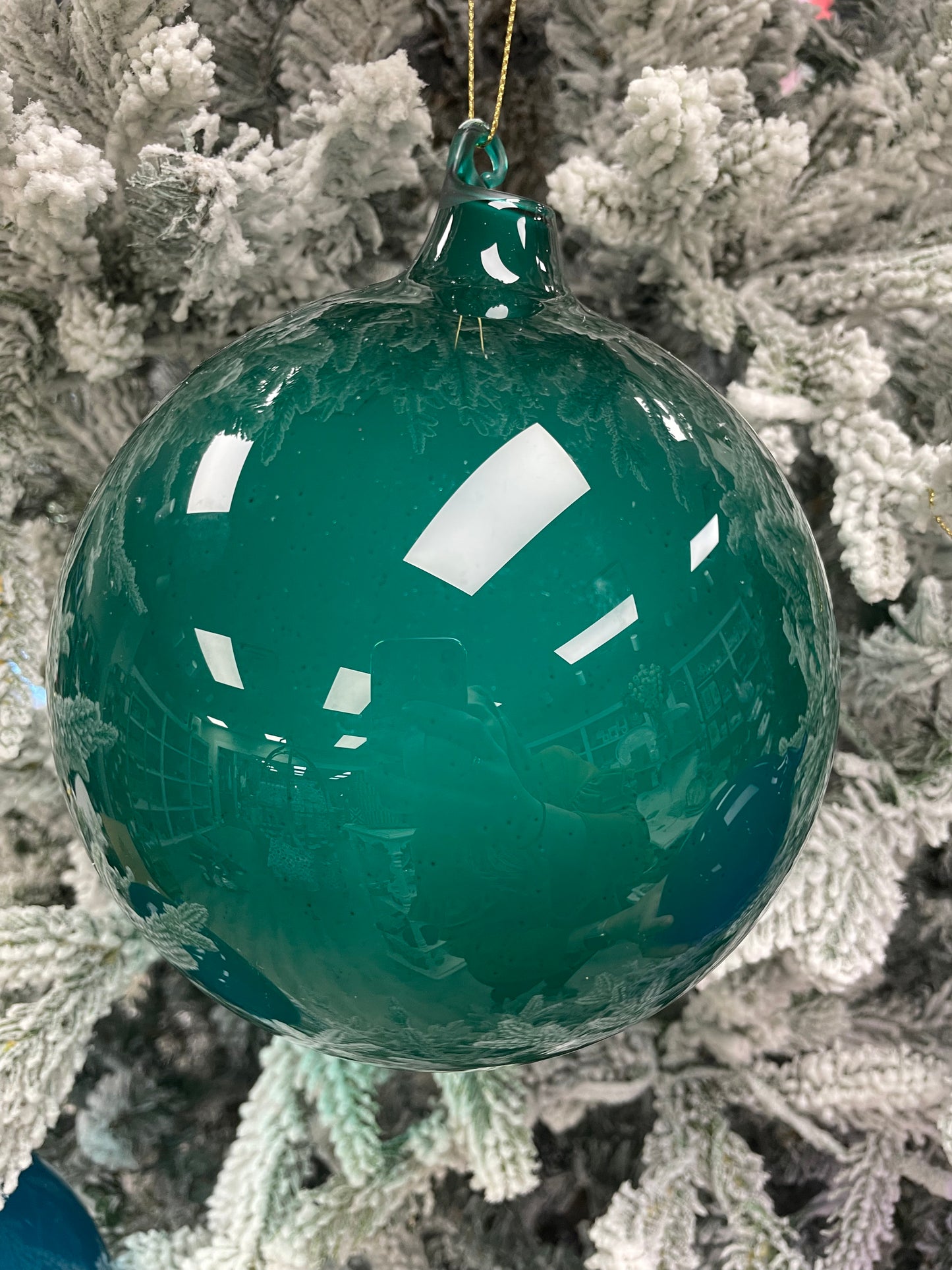 150mm Bubblegum Glass Ornaments