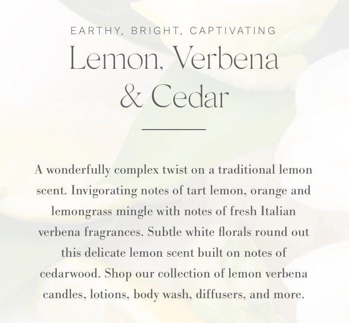 Lemon, Verbena & Cedar