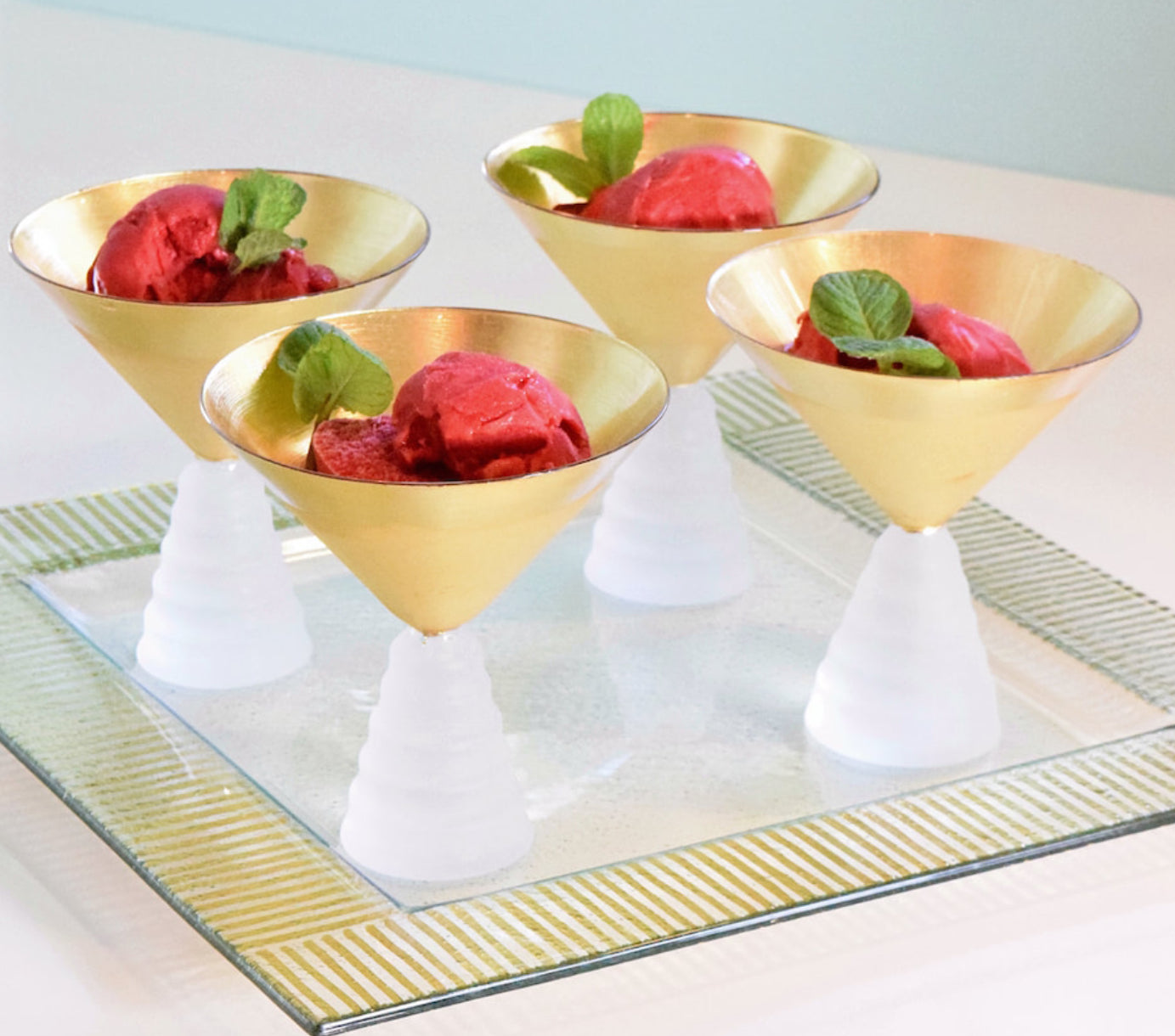 Blown Martini Dessert Cups