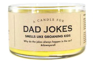 FINAL SALE Dad Jokes Cornbread Candle