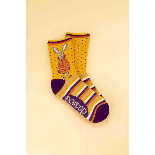 Puffa Jacket Bunny Ankle Sock