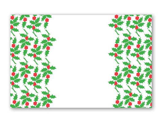 Holly Paper Placemat