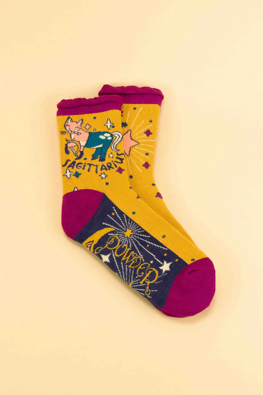 FINAL SALE Powder Zodiac Socks-Sagittarius