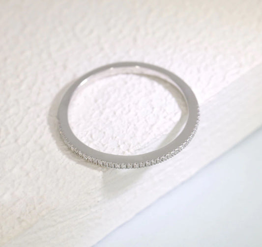 FINAL SALE ES For All Eternity Ring In Silver