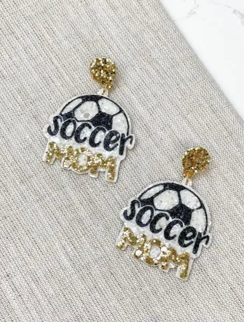 FINAL SALE Sports Mom Dangle Earrings